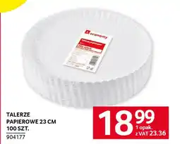 Selgros Talerze papierowe 23 cm oferta
