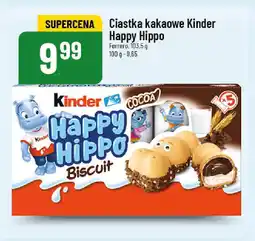 Polomarket Ciastka kakaowe Kinder Happy Hippo oferta