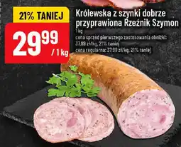 Polomarket Królewska z szynki dobrze przyprawiona Rzeźnik Szymon oferta