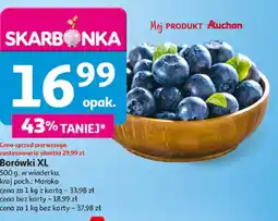 Auchan Borówki XL oferta