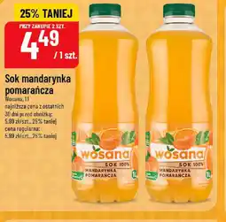Polomarket Sok mandarynka pomarańcza Wosana oferta