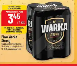 Polomarket Piwo Warka Strong oferta