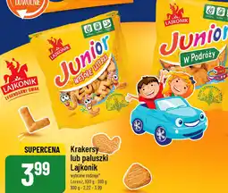 Polomarket Krakersy lub paluszki Lajkonik Junior oferta