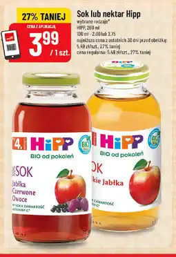 Polomarket Sok lub nektar Hipp oferta