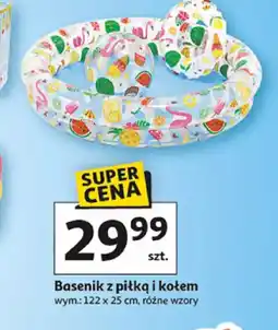 Auchan Basenik z piłką i kołem oferta