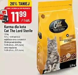 Polomarket Karma dla kota Cat The Lord Sterile oferta