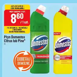 Polomarket Płyn Domestos Citrus lub Pine oferta