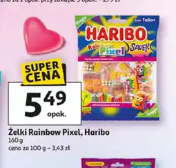 Auchan Zelki Rainbow Pixel, Haribo oferta