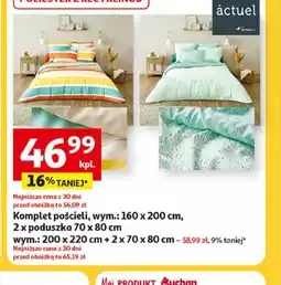 Auchan Komplet pościeli Actuel oferta