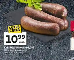 Auchan Kaszanka bez osłonki, JBB oferta