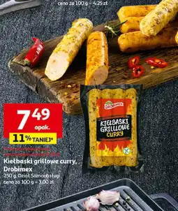 Auchan Kiełbaski grillowe curry Drobimex oferta