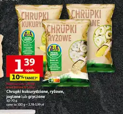 Auchan Chrupki kukurydziane, ryżowe, jaglane lub gryczane oferta