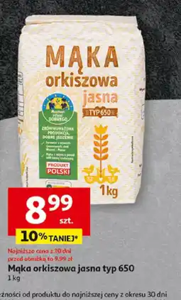 Auchan Mąka orkiszowa jasna typ 650 oferta