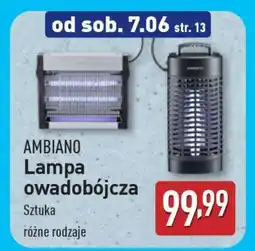 ALDI AMBIANO Lampa owadobójcza oferta