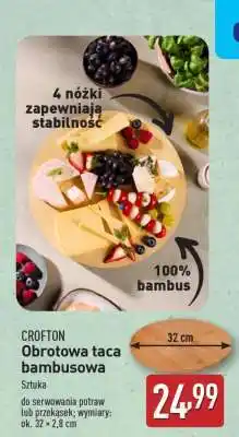 ALDI Obrotowa taca bambusowa oferta