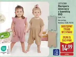 ALDI LILY & DAN Rampers dziecięcy z bawełną BIO oferta