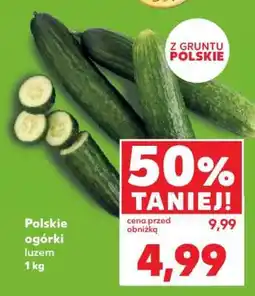 Kaufland Polskie ogórki, luzem 1 kg oferta