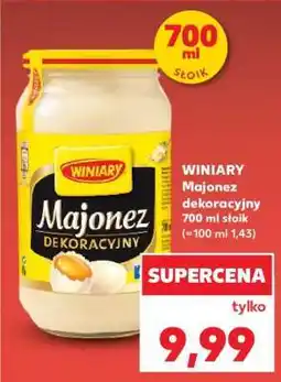 Kaufland WINIARY Majonez dekoracyjny 700 ml słoik oferta