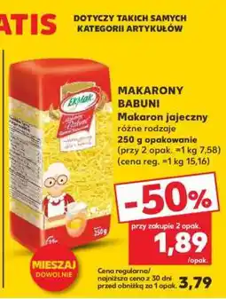 Kaufland MAKARONY BABUNI oferta