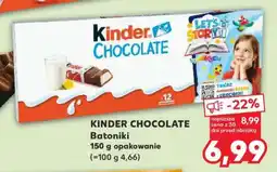 Kaufland KINDER CHOCOLATE Batoniki oferta