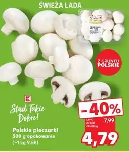 Kaufland Polskie pieczarki 500 g opakowanie oferta