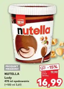 Kaufland NUTELLA Lody oferta