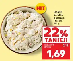 Kaufland LISNER Sałatka z selerem i fasolą 100 g oferta