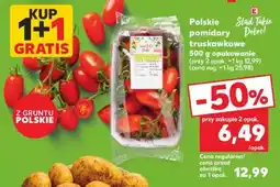 Kaufland Polskie pomidory truskawkowe 500 g opakowanie oferta