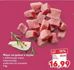 Kaufland Mięso na gulasz z szynki oferta