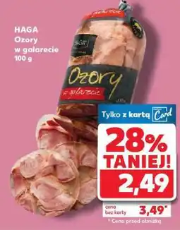 Kaufland HAGA Ozory w galarecie 100 g oferta