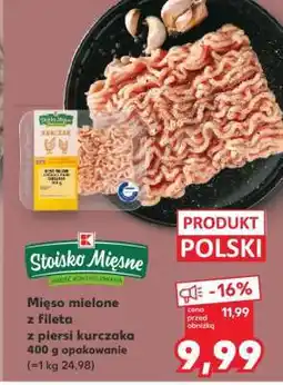 Kaufland Mięso mielone z fileta z piersi kurczaka 400 g opakowanie oferta