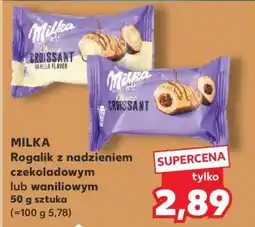 Kaufland MILKA Rogalik z nadzieniem czekoladowym lub waniliowym oferta