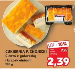 Kaufland Ciasto z galaretką i brzoskwiniami oferta