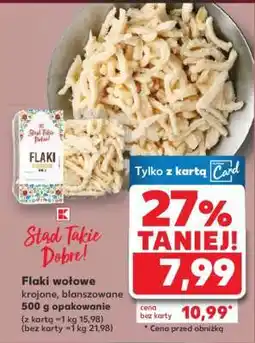 Kaufland Flaki wołowe krojone, blanszowane 500 g opakowanie oferta