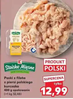 Kaufland Paski z fileta z piersi polskiego kurczaka oferta