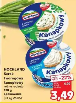 Kaufland HOCHLAND Serek twarogowy kanapkowy oferta