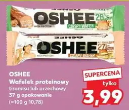 Kaufland OSHEE Wafelek proteinowy tiramisu lub orzechowy oferta
