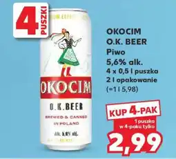 Kaufland OKOCIM O.K. BEER oferta