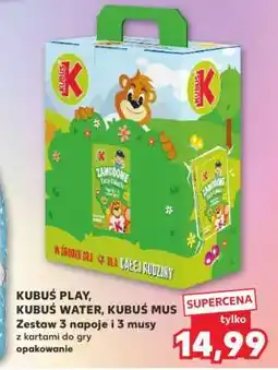 Kaufland KUBUŚ PLAY, KUBUŚ WATER, KUBUŚ MUS oferta