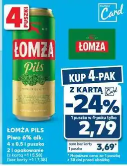 Kaufland Łomża Pils oferta