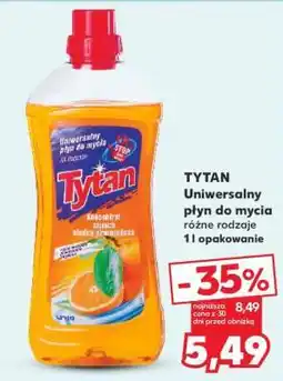 Kaufland TYTAN Uniwersalny płyn do mycia oferta