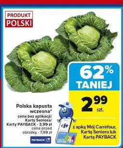 Carrefour Kapusta wczesna oferta