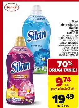 Carrefour Płyn do płukania fresh sky Silan oferta
