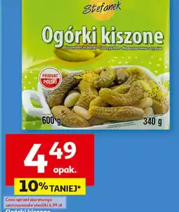 Auchan Ogórki kiszone Stefanek oferta