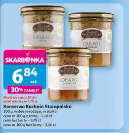 Auchan Konserwa Kuchnia Staropolska oferta