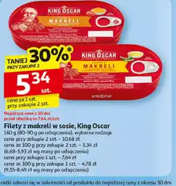 Auchan Filety z makreli w sosie King Oscar oferta