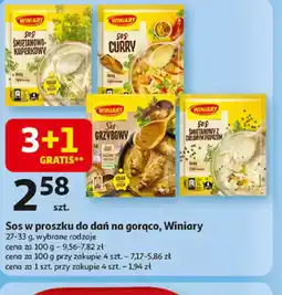 Auchan Sos w proszku do dań na gorąco Winiary oferta