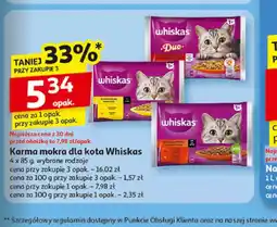 Auchan Karma mokra dla kota Whiskas oferta