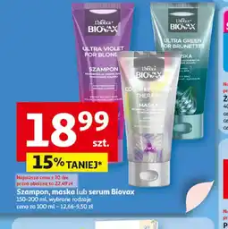 Auchan Szampon, maska lub serum Biovax oferta