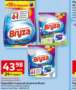 Auchan Kapsułki lub proszek do prania Bryza oferta